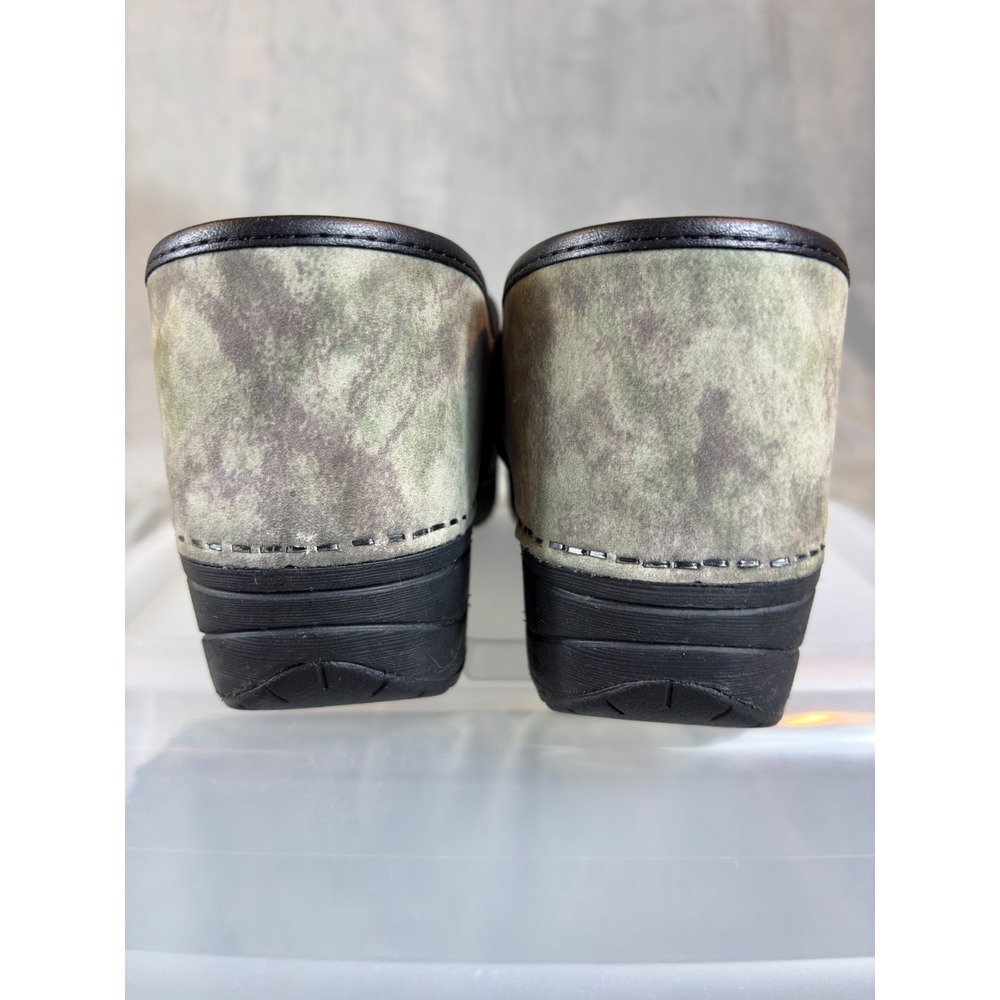 Dansko  XP 20 Professional Camo Clogs Women Suede Slip On Shoes Nurse  Sz 9 / 40 - Picture 15 of 16